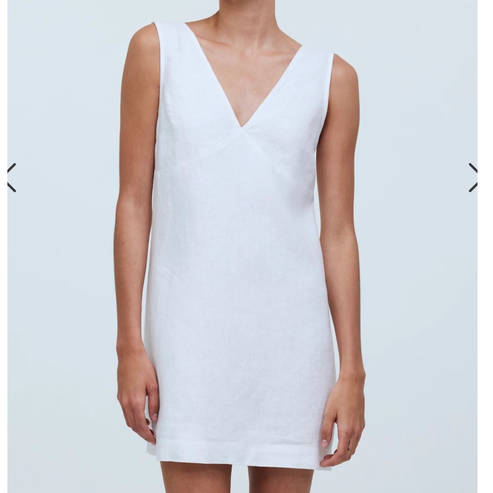 Madewell Ariana V-Neck Mini Dress